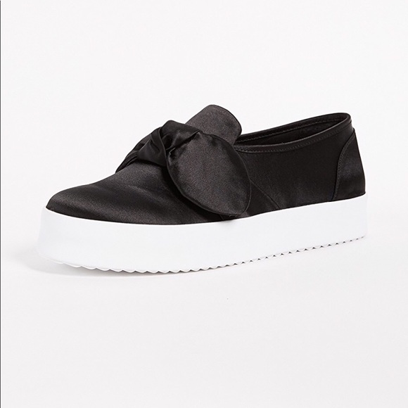 Rebecca Minkoff Shoes - Rebecca Minkoff Stacey Bow Sneakers Black